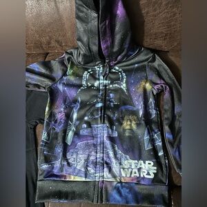 Star Wars Toddler Zip-Up Hoodie and Tee 4T